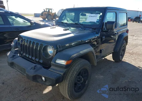 2023 Jeep Wrangler 2-Door Sport 4X4 z USA, uszkodzony, nr VIN 1C4HJXAG7PW687683